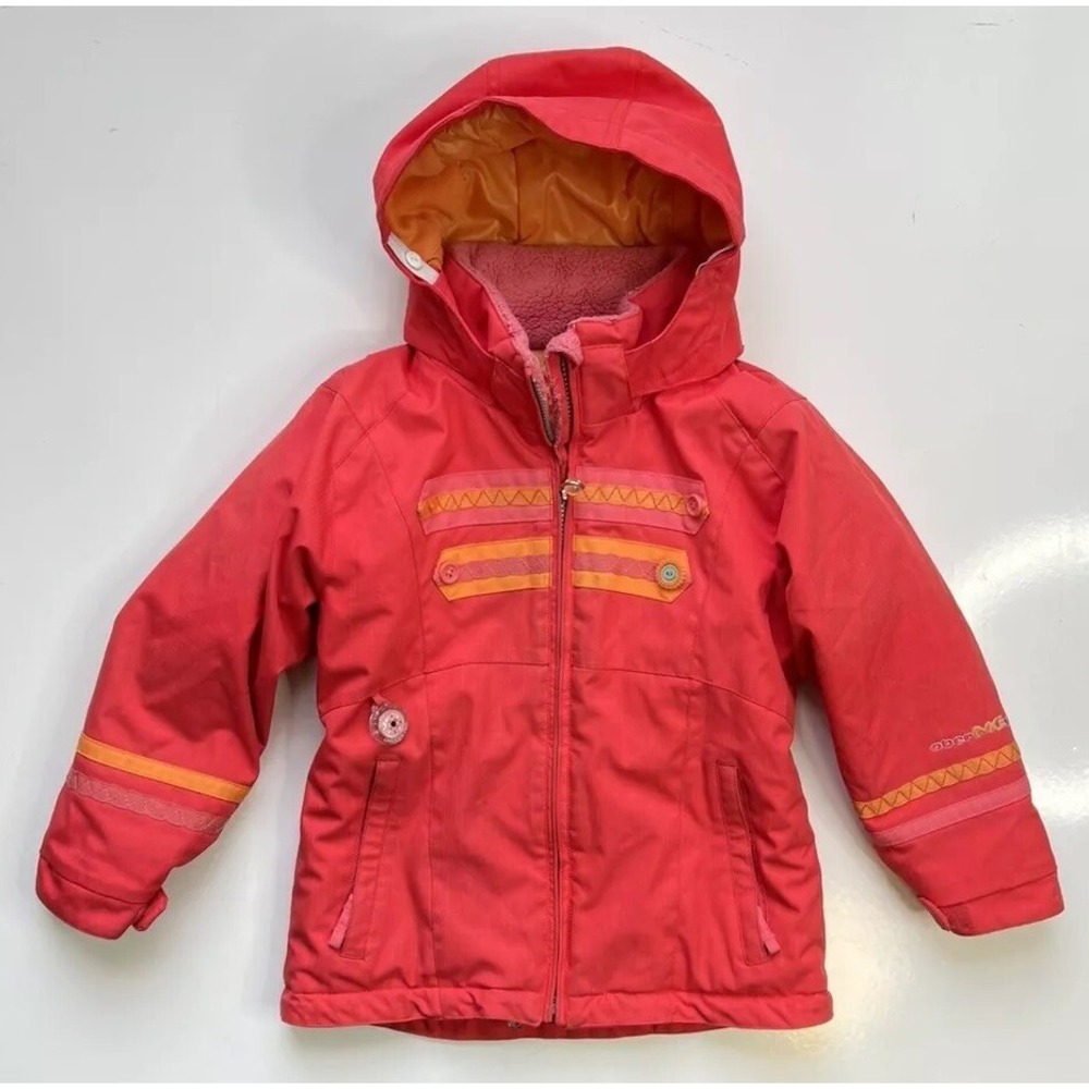 Obermeyer Karma Winter Jacket Red I-Grow Hooded / Kids Size 5